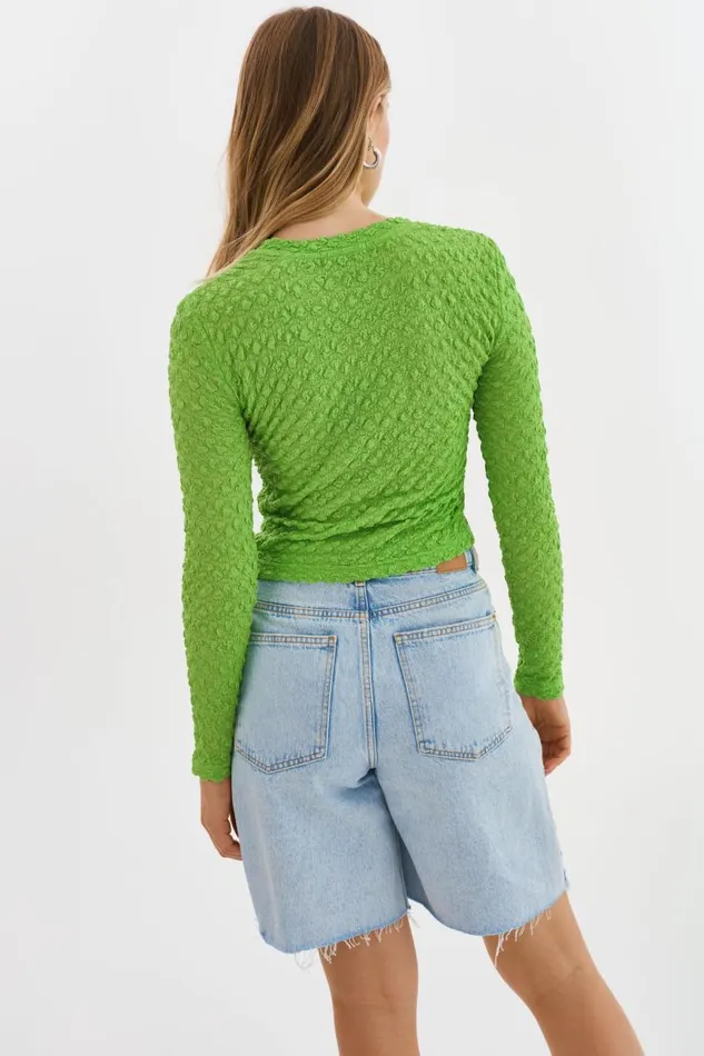 Women NANDRA Longsleeve Top Kelly Green LAMARQUE Tops Women NANDRA Longsleeve Top Kelly Green LAMARQUE Tops