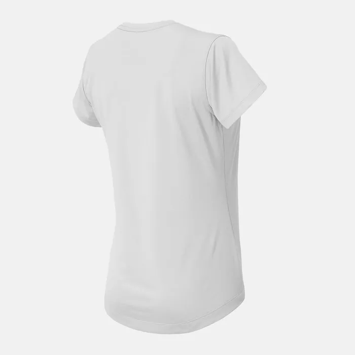 Women NB Short Sleeve Tech Tee White New Balance Shirts Women NB Short Sleeve Tech Tee White New Balance Shirts