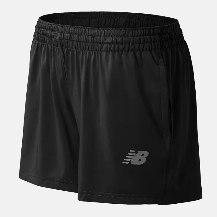 Women NB Tech Short Team Black New Balance Shorts