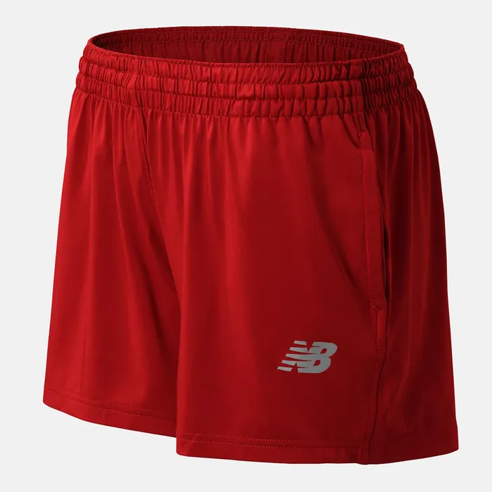 Women NB Tech Short Team Red New Balance Shorts