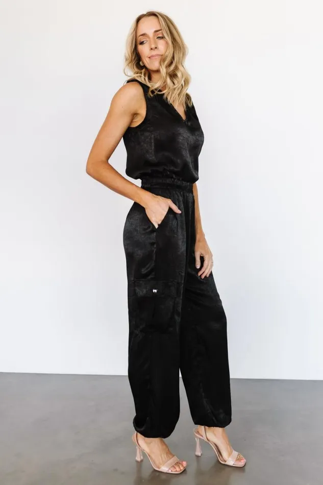 Women Nichols Sleeveless Jumpsuit Black Baltic Born Jumpsuits and Rompers Women Nichols Sleeveless Jumpsuit Black Baltic Born Jumpsuits and Rompers