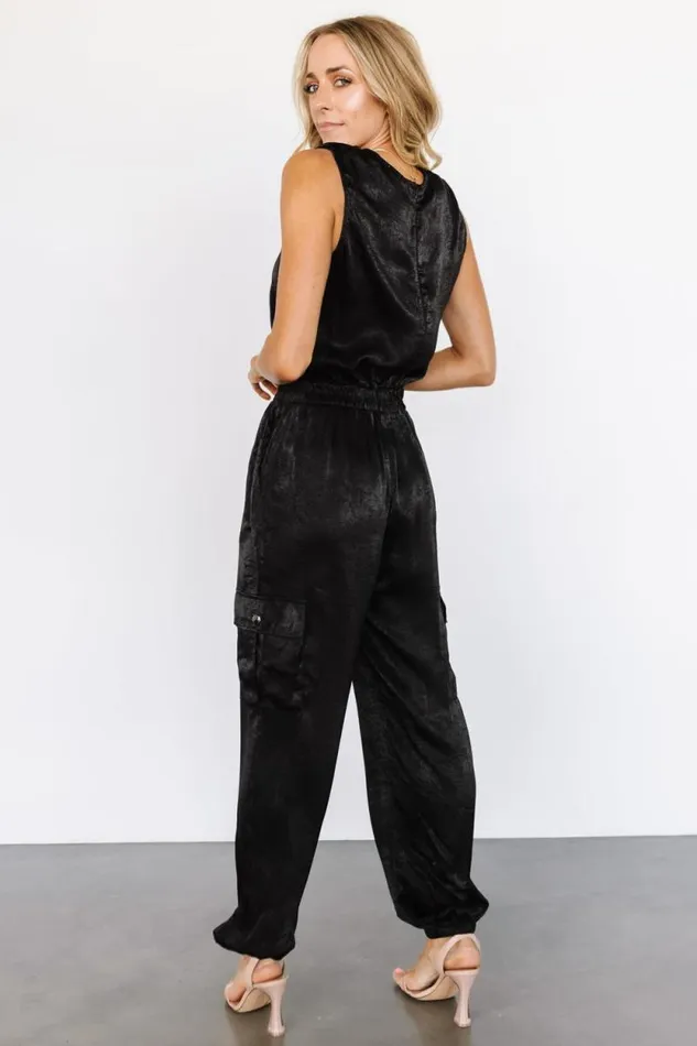 Women Nichols Sleeveless Jumpsuit Black Baltic Born Jumpsuits and Rompers Women Nichols Sleeveless Jumpsuit Black Baltic Born Jumpsuits and Rompers
