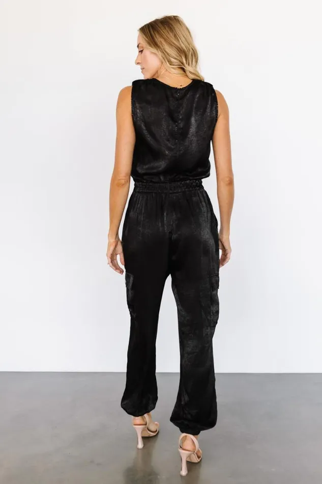 Women Nichols Sleeveless Jumpsuit Black Baltic Born Jumpsuits and Rompers Women Nichols Sleeveless Jumpsuit Black Baltic Born Jumpsuits and Rompers