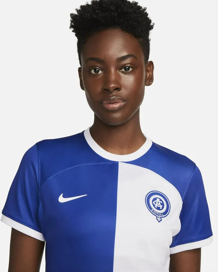 Women Nike All Clothing Atltico Madrid 202324 Stadium Away Old Royalwhitewhite