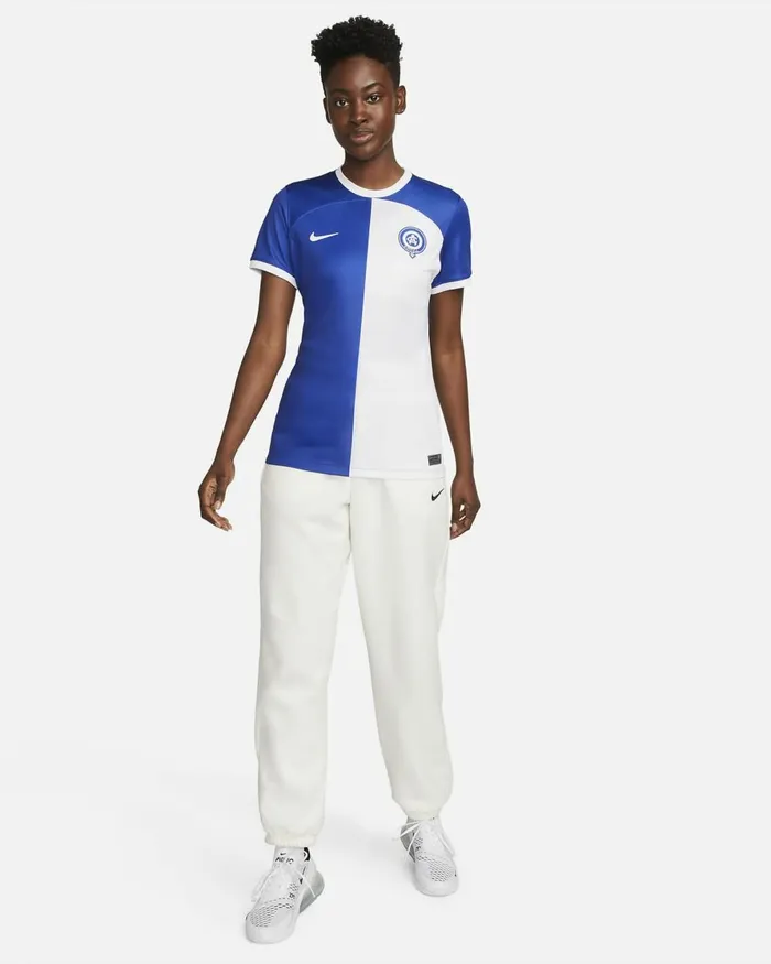 Women Nike All Clothing Atltico Madrid 202324 Stadium Away Old Royalwhitewhite