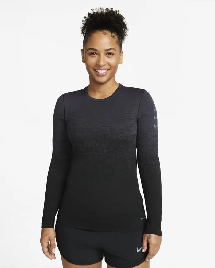 Women Nike All Clothing DriFIT ADV Run Division Gridironblack
