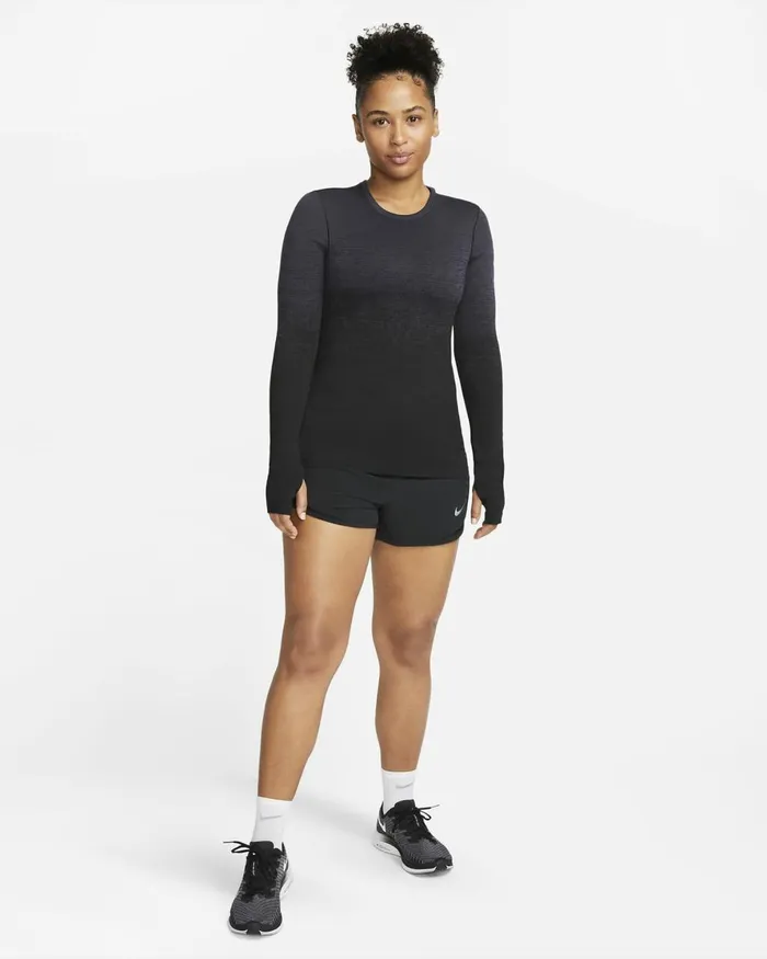 Women Nike All Clothing DriFIT ADV Run Division Gridironblack