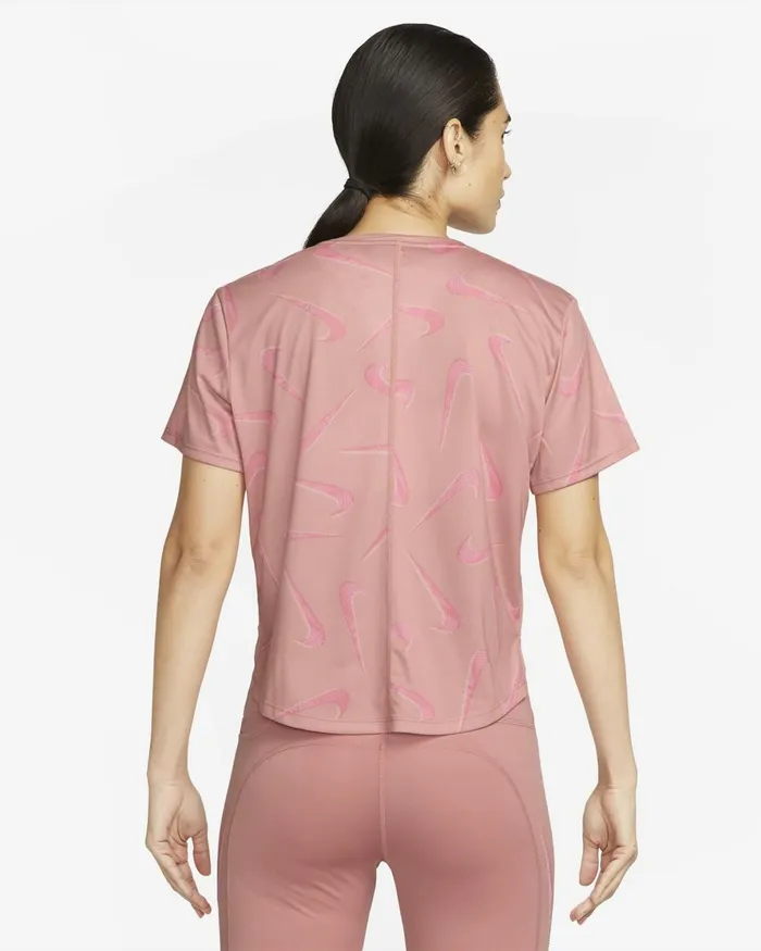 Women Nike All Clothing DriFIT Swoosh Red Stardust
