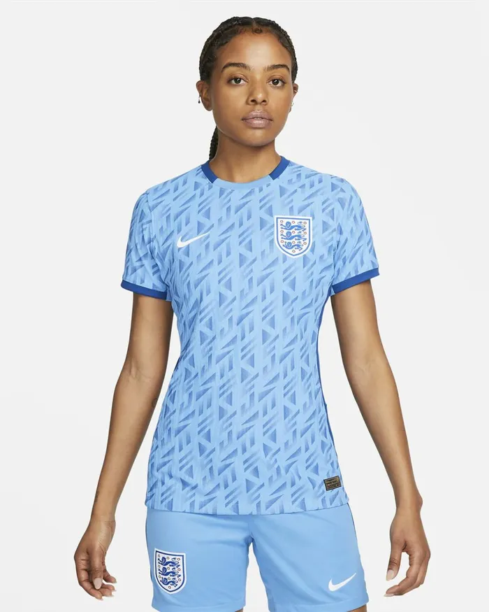 Women Nike All Clothing England 2023 Match Away Coastgym Bluewhite