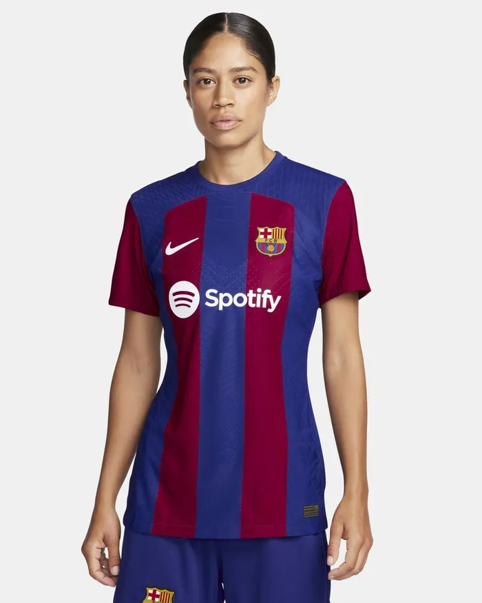 Women Nike All Clothing FC Barcelona 202324 Match Home Deep Royal Bluenoble Redwhite