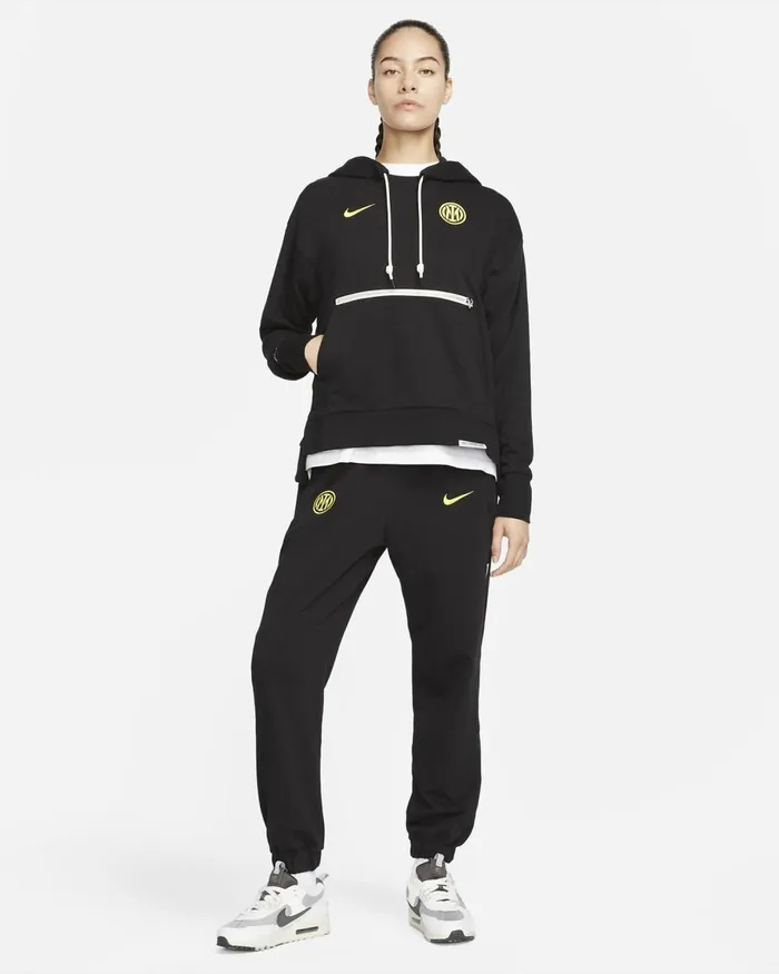 Women Nike All Clothing Inter Milan Standard Issue Blackvibrant Yellow
