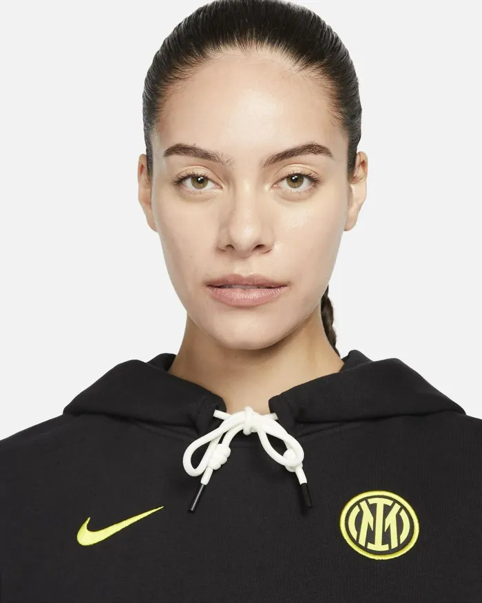 Women Nike All Clothing Inter Milan Standard Issue Blackvibrant Yellow