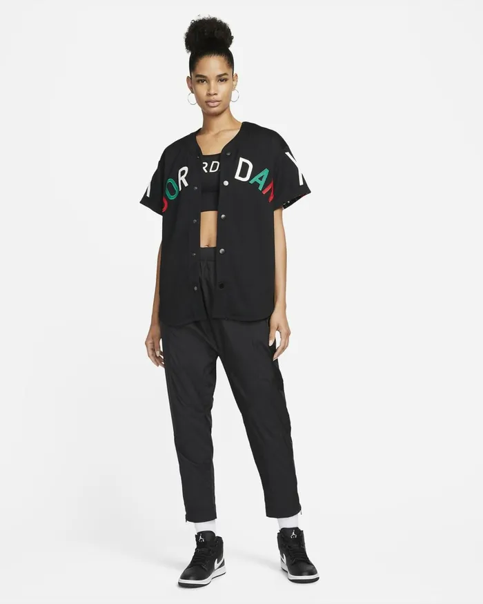 Women Nike All Clothing Jordan X Nina Chanel Abney Blackuniversity Red