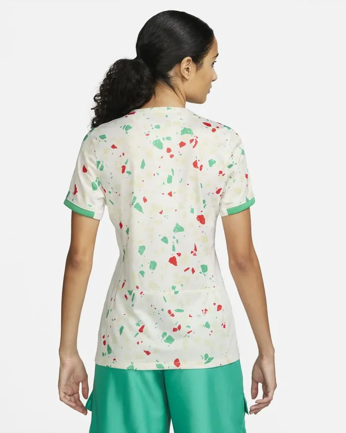 Women Nike All Clothing Portugal 2023 Stadium Away Sailstadium Greenobsidian