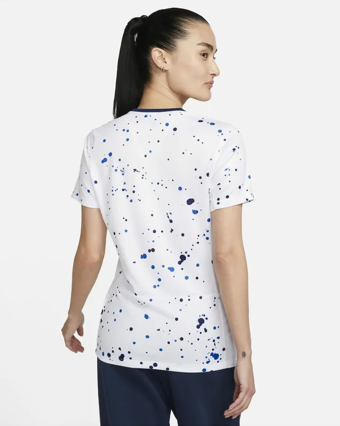Women Nike All Clothing USWNT 4Star 2023 Stadium Home Whiteloyal Bluemetallic Gold