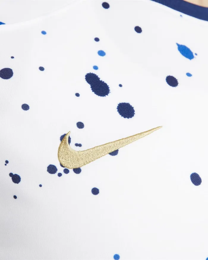 Women Nike All Clothing USWNT 4Star 2023 Stadium Home Whiteloyal Bluemetallic Gold