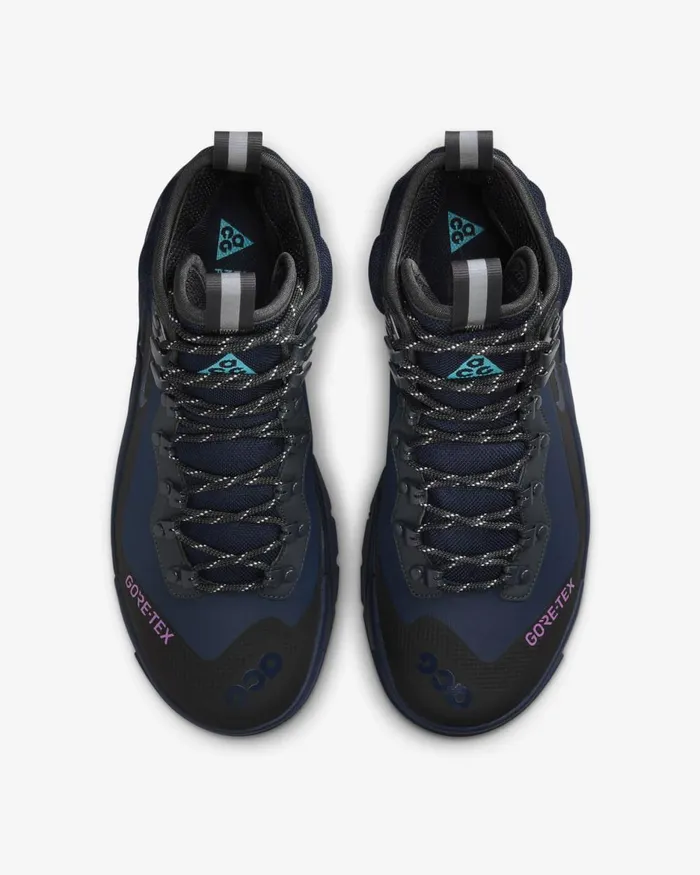 Women Nike All Shoes ACG Air Zoom Gaiadome GORETEX Obsidiananthracitehyper Violetteal Nebula