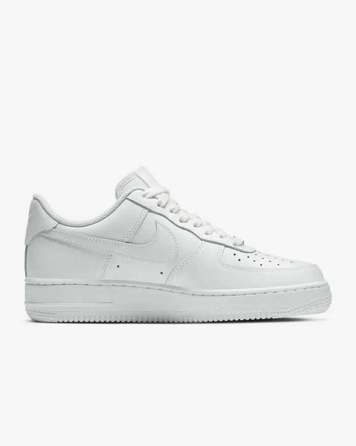Women Nike All Shoes Air Force 1 03907 Whitewhitewhitewhite