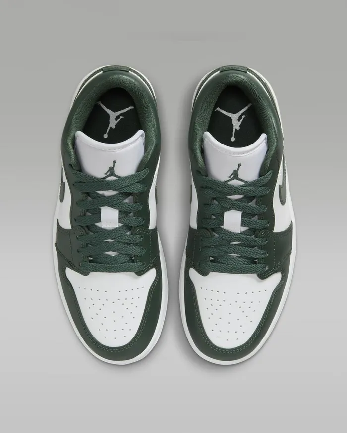 Women Nike All Shoes Air Jordan 1 Low Whitegalactic Jade
