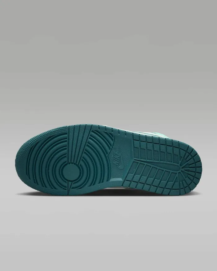 Women Nike All Shoes Air Jordan 1 Mid SE Bleached Turquoisebarely Greensailsky J Teal