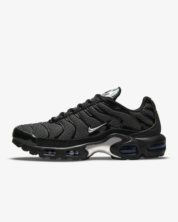 Women Nike All Shoes Air Max Plus Blackturquoise Bluemetallic Silver