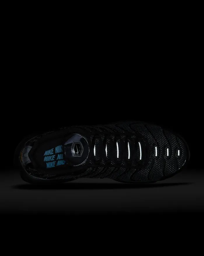 Women Nike All Shoes Air Max Plus Blackturquoise Bluemetallic Silver