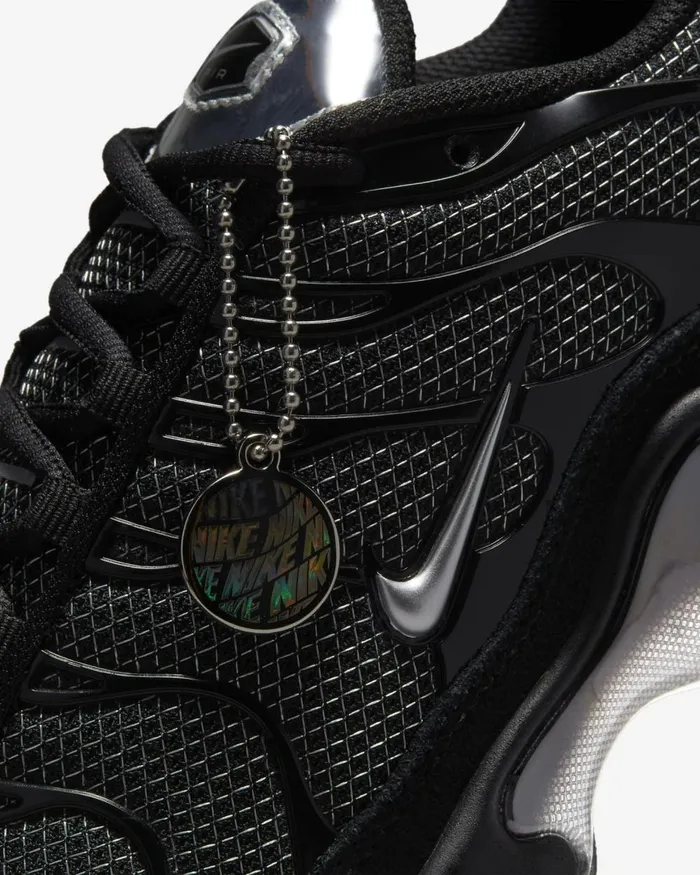 Women Nike All Shoes Air Max Plus Blackturquoise Bluemetallic Silver