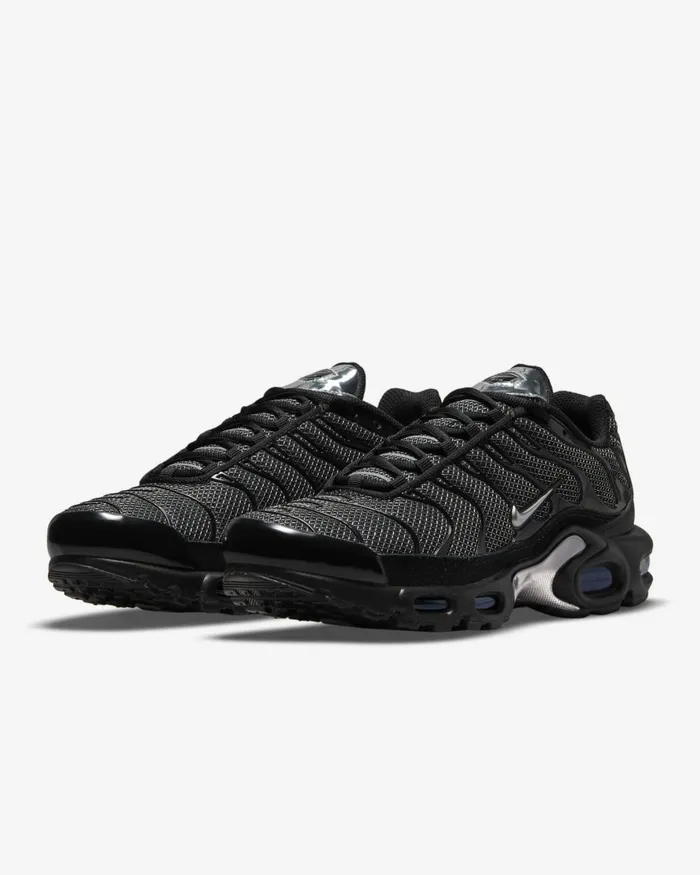 Women Nike All Shoes Air Max Plus Blackturquoise Bluemetallic Silver