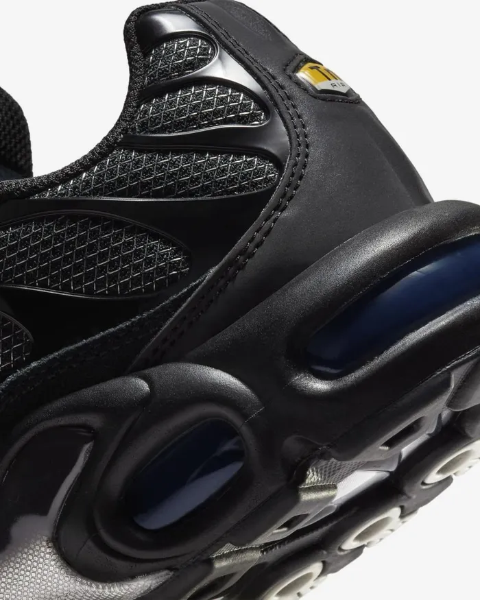 Women Nike All Shoes Air Max Plus Blackturquoise Bluemetallic Silver