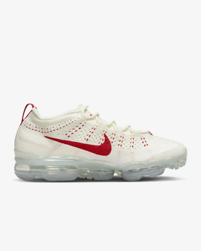 Women Nike All Shoes Air VaporMax 2023 Flyknit Sailphantommetallic Silvertrack Red