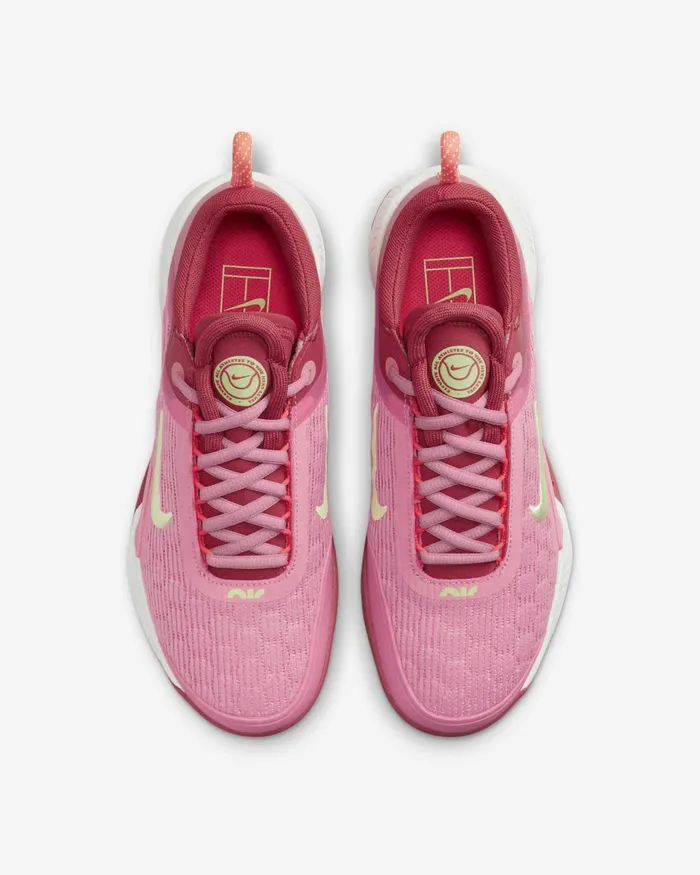 Women Nike All Shoes NikeCourt Air Zoom NXT Coral Chalkbarely Volthot Punchadobe
