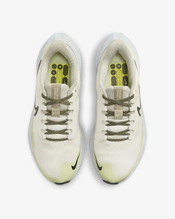 Women Nike All Shoes Pegasus Shield Pale Ivoryneutral Oliveluminous Greenblack