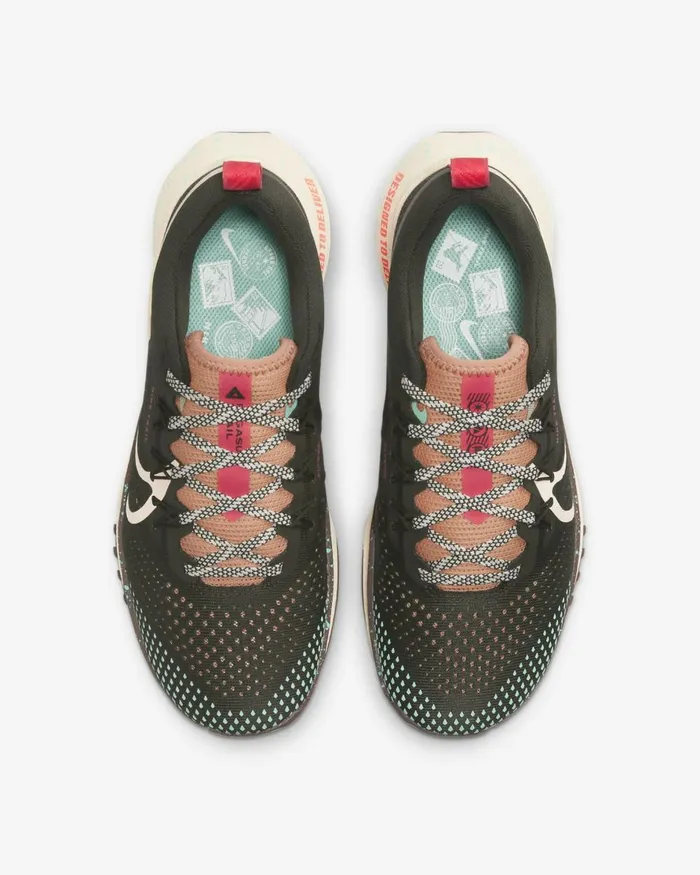 Women Nike All Shoes Pegasus Trail 4 Sequoiaamber Brownemerald Riseguava Ice