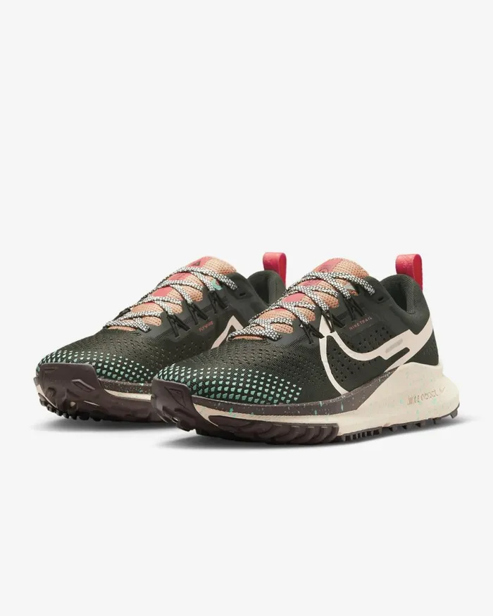 Women Nike All Shoes Pegasus Trail 4 Sequoiaamber Brownemerald Riseguava Ice