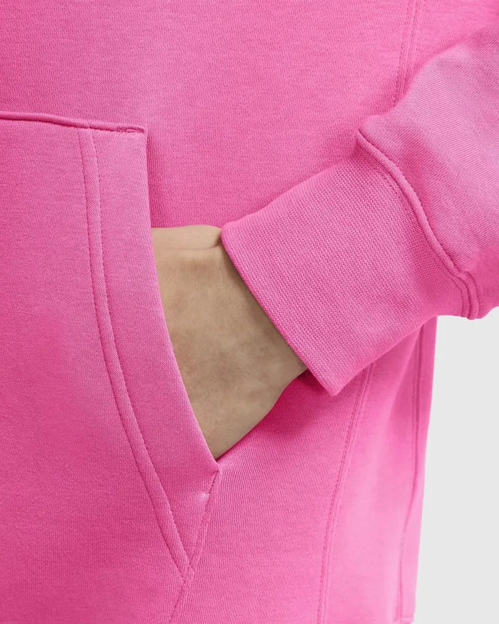 Women Nike Hoodies And Sweatshirts Sportswear Club Fleece Pinksiclepinksiclewhite