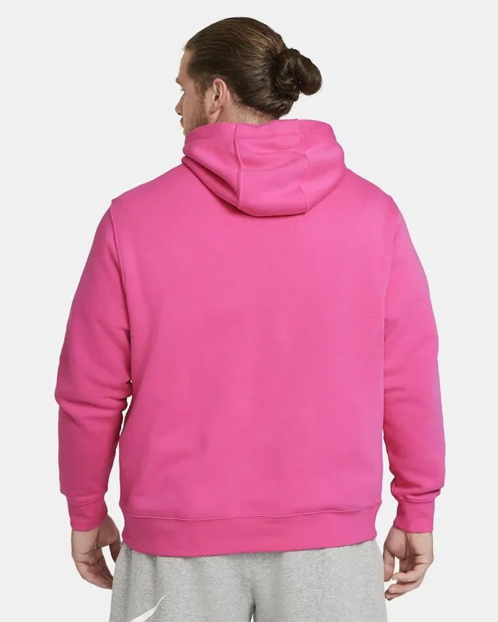 Women Nike Hoodies And Sweatshirts Sportswear Club Fleece Pinksiclepinksiclewhite