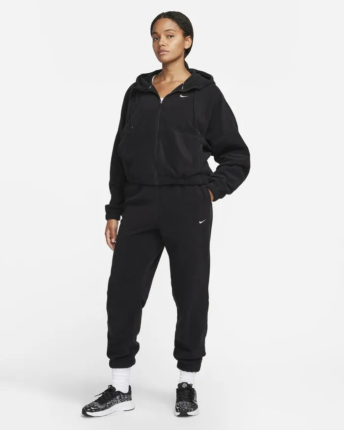 Women Nike Hoodies And Sweatshirts ThermaFIT One Blackpale Ivory