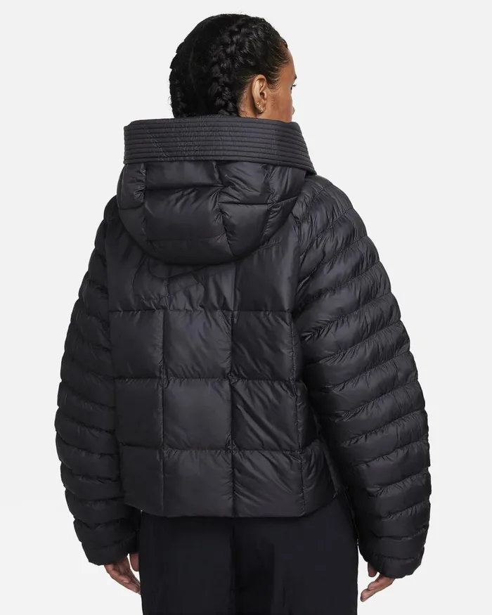 Women Nike Jackets Sportswear Swoosh Puffer PrimaLoft Blackwhite