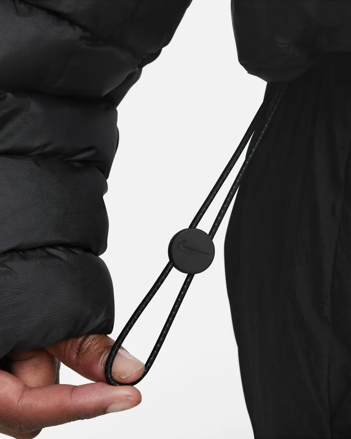 Women Nike Jackets Sportswear Swoosh Puffer PrimaLoft Blackwhite