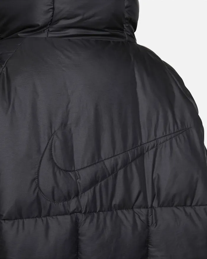 Women Nike Jackets Sportswear Swoosh Puffer PrimaLoft Blackwhite