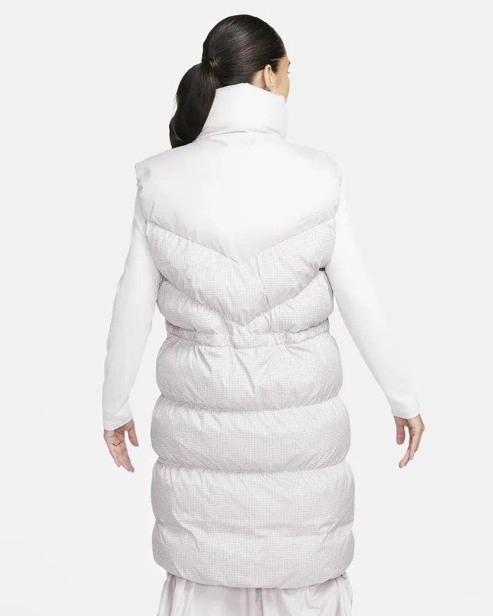 Women Nike Jackets Sportswear Windpuffer Platinum Violetwhite