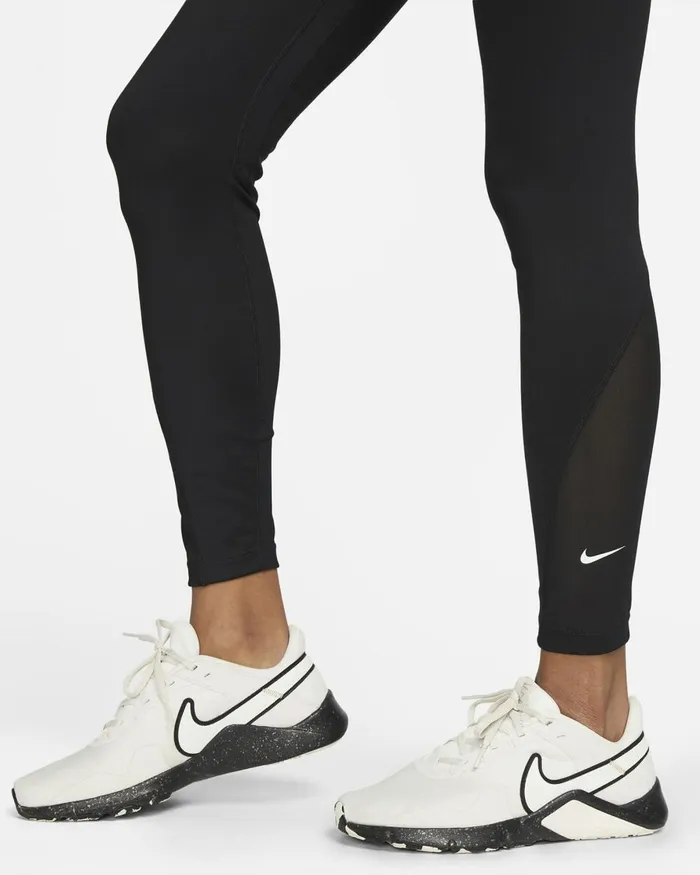 Women Nike Leggings One Blackwhite