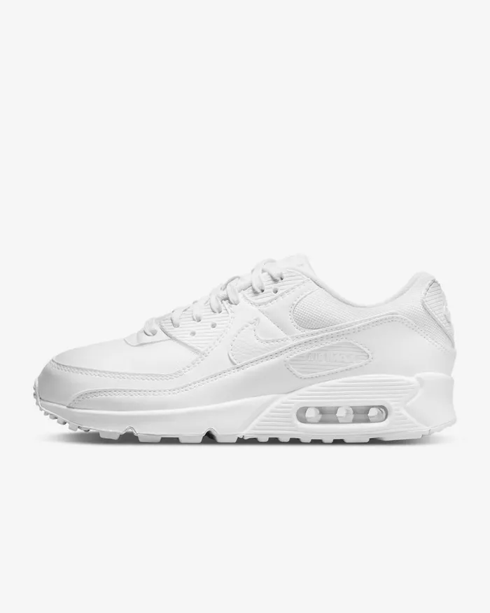 Women Nike Lifestyle Air Max 90 Whitewhitewhite
