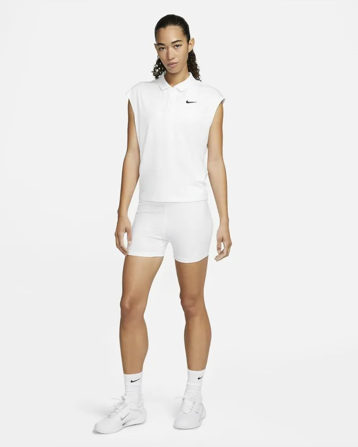 Women Nike Matching Sets DriFIT Advantage Whitewhite
