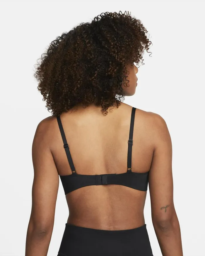 Women Nike Sports Bras Alate Minimalist Blackblackdark Smoke Grey