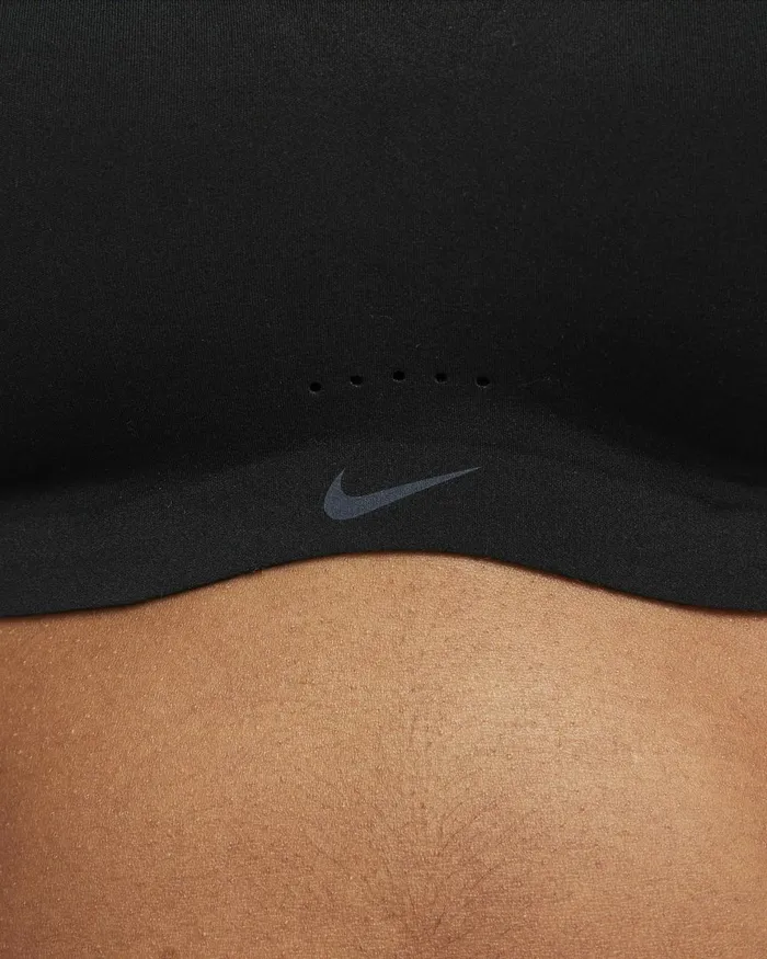 Women Nike Sports Bras Alate Minimalist Blackblackdark Smoke Grey