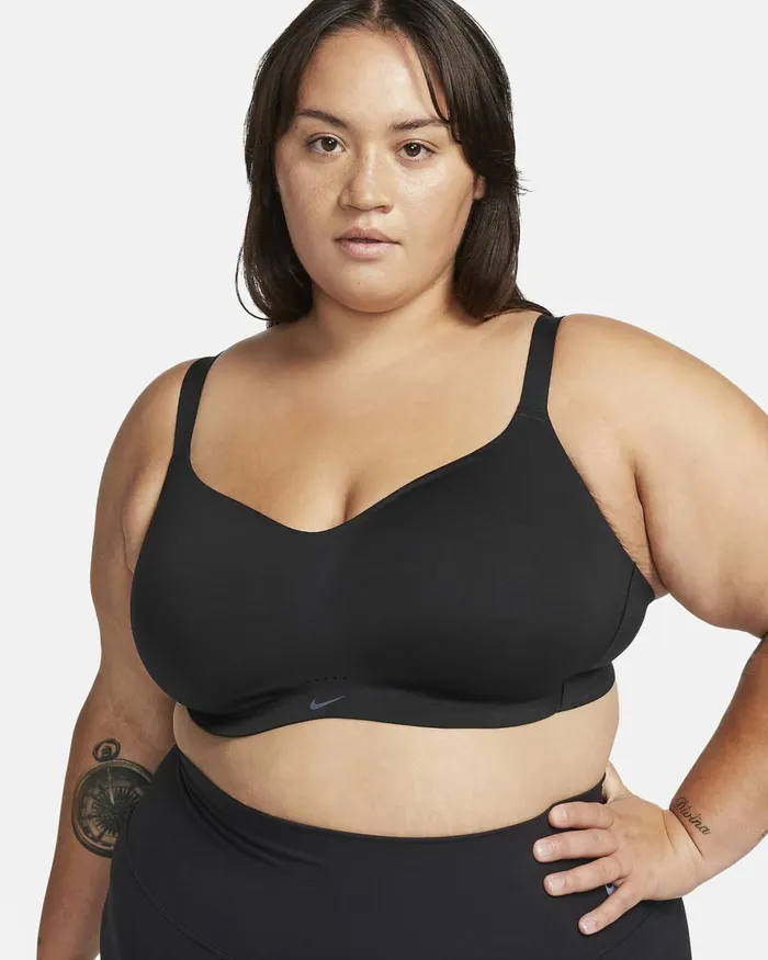 Women Nike Sports Bras Alate Minimalist Blackblackdark Smoke Grey