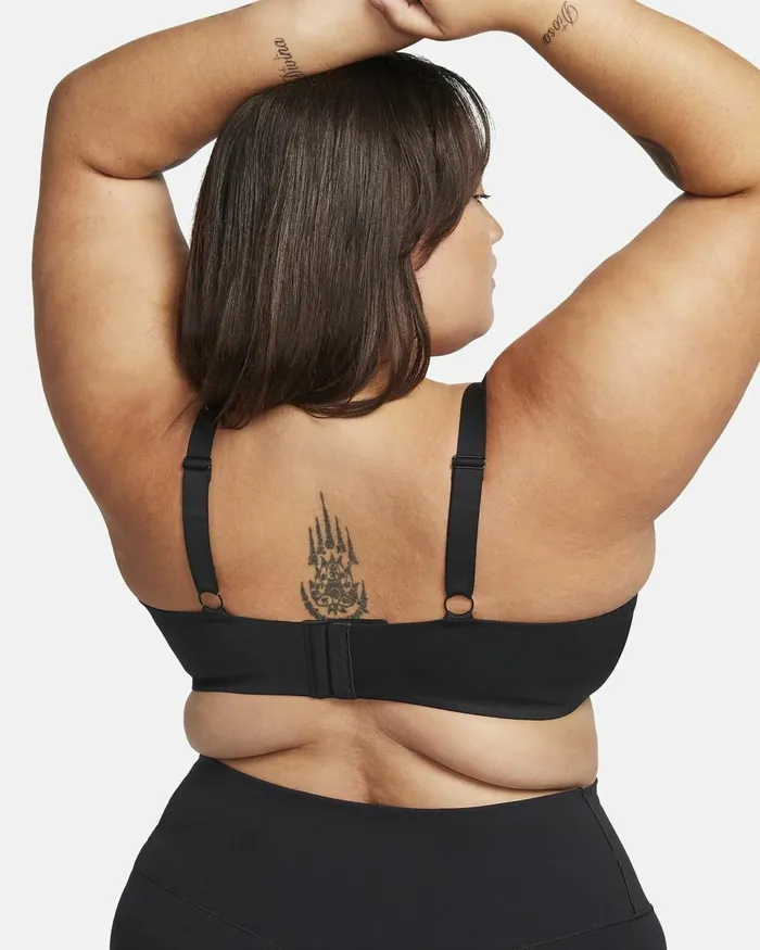 Women Nike Sports Bras Alate Minimalist Blackblackdark Smoke Grey