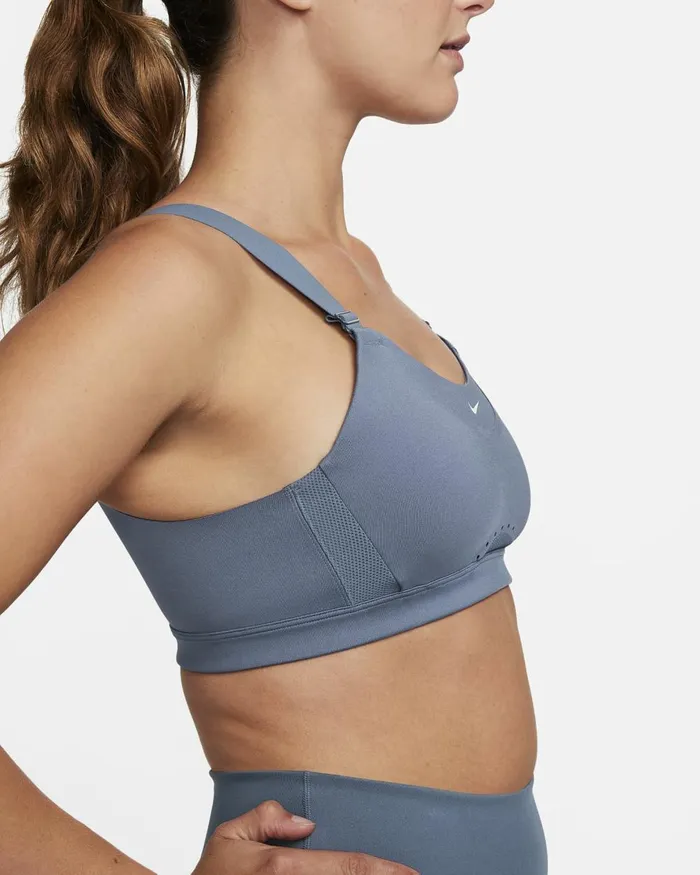Women Nike Sports Bras Alpha Diffused Bluediffused Bluewhite