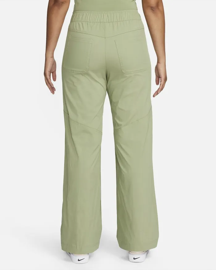 Women Nike Trousers Sportswear Essentials Oil Greenblack